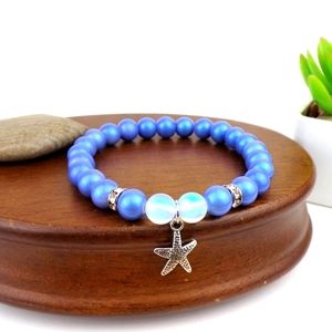Starfish Charm Stretch Bracelet